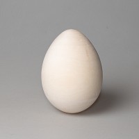 Деревянная заготовка яйцо без подставки 12 см