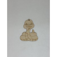 Фигурка из фанеры плоская (подвес) "Малыш змей"