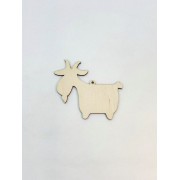 Фигурка из фанеры плоская (подвес) "Козлик"