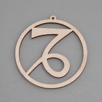 Шар-подвес из фанеры Зодиак "Козерог"