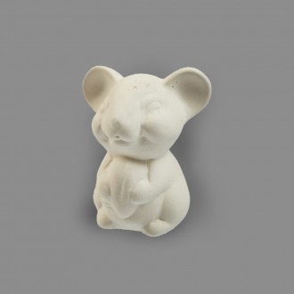 Заготовка для декорирования "Love2art" Мышка с зерном керамика 5 х 4.5 х 7 см