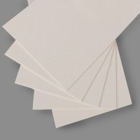 Набор переплетного картона "Love2art" 1.55 мм, 630 г/м2, 20 х 20 см, 5 листов белый