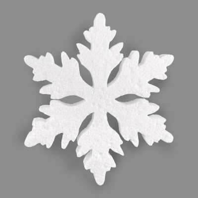 Заготовка для декорирования Снежинка "Снежный узор" 150 мм, 1 шт. из пенопласта "Love2art"