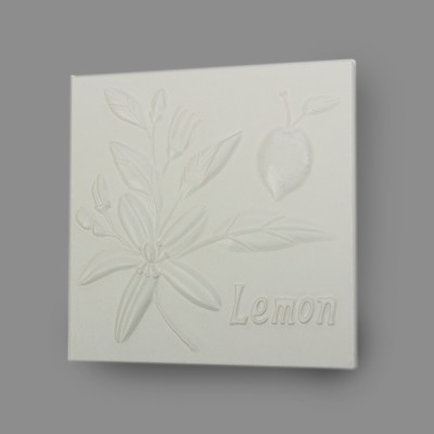 Заготовка для декорирования "Love2art" "OLIV" Плитка для декорирования МДФ 10х10 см №14 (лимон)