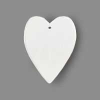 Заготовка для декорирования "Сердце" пластик 7.5 X 10 см "Love2art"