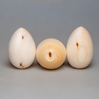 Деревянная заготовка Яйцо 9 см с уценкой