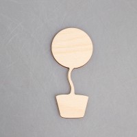 Фигурка-подвес плоская из фанеры "Бонсай"