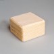 Деревянная заготовка шкатулка квадратная (с округленными углами) 10 х 10 х 5,5 см