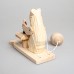Деревянная богородская игрушка  "Мишка за столом"