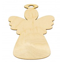 Фигурка подвес из фанеры "Ангел"