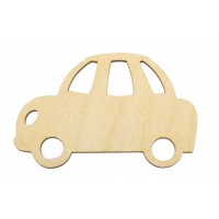 Фигурка подвес из фанеры "Легковой автомобиль"