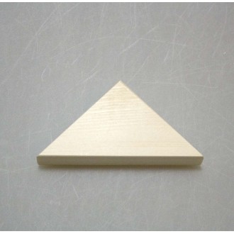 Фигурка деревянная геометрическая "Равнобедренный треугольник"
