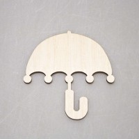 Фигурка плоская из фанеры (подвес) "Зонт"
