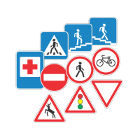 Дорожные знаки Азбука пешехода