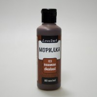 Морилка для дерева 03 каштан (chestnut) "Love2art" 80 мл 