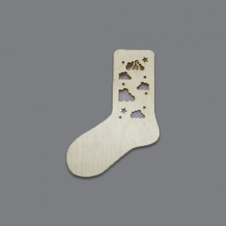 Блокатор для носков из фанеры (28 размер) 1шт.