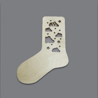 Блокатор для носков из фанеры (35 размер) 1шт.