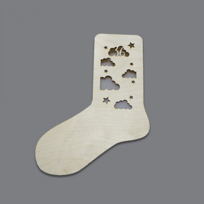 Блокатор для носков из фанеры (36 размер) 1шт.
