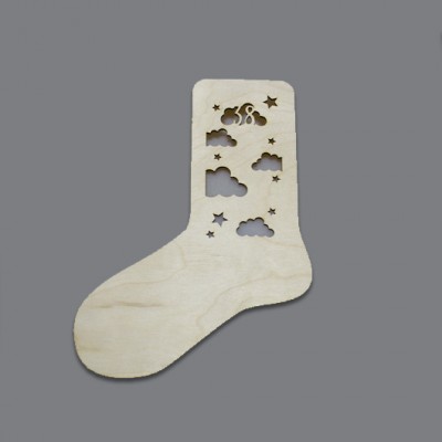 Блокатор для носков из фанеры (38 размер) 1шт.
