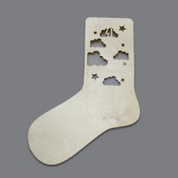 Блокатор для носков из фанеры (41 размер) 1шт.