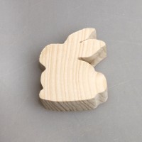 Фигурка из дерева "Зайка-07"