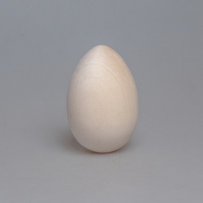 Деревянная заготовка яйцо без подставки 9,0 см