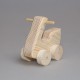 Деревянная игрушка "Мотороллер" (на колесиках)