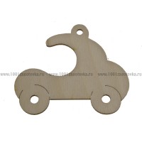 Подвес из фанеры "Ретро автомобиль 6"