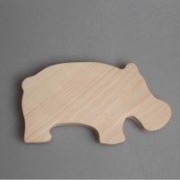 Деревянная фигурка "Бегемот"