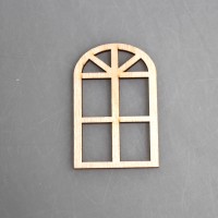 Фигурка-подвес плоская из фанеры "Окно-8"