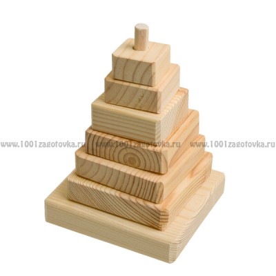 Деревянная заготовка "Пирамида"