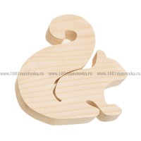 Деревянная фигурка "Белочка-2"