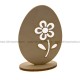 Настольный сувенир "Пасхальное яйцо с цветком" из фанеры