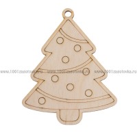 подвес из фанеры елочка новогодняя