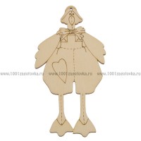 Фигурка подвес с контуром из фанеры (Цыпа)