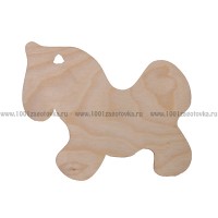 Фигурка плоская из фанеры "Лошадка" (подвес)