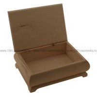 Деревянная заготовка фигурная шкатулка 24 х 17 х 9,5 см