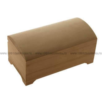 Деревянная заготовка пенал сундучок (купюрница) 10 х 18 х 8,3 см