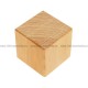 Деревянный кубик из массива (малый)