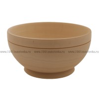 Деревянная заготовка чашки-пиалы 14 х 7 см