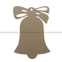 Фигурка плоская из фанеры "Колокольчик" (подвес) 098.131