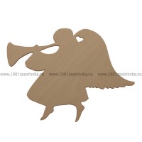 Фигурка плоская из фанеры "Ангел" (подвес) 098.20